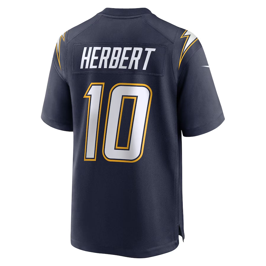 Kooe LA.Chargers #10 Justin Herbert Player Navy Home Game Stitched Jerseys