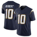 Kooe LA.Chargers #10 Justin Herbert Player Navy Vapor F.U.S.E. Limited Home Game Stitched Jerseys