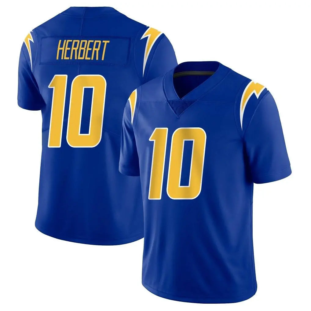 Kooe LA.Chargers #10 Justin Herbert Player Royal Limited Vapor Home Game Stitched Jerseys