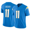 Kooe LA.Chargers #11 Cameron Dicker Player Blue Limited Vapor F.U.S.E. Home Game Stitched Jerseys