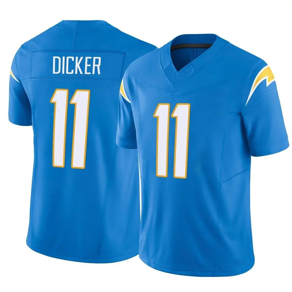 Kooe LA.Chargers #11 Cameron Dicker Player Blue Limited Vapor F.U.S.E. Home Game Stitched Jerseys
