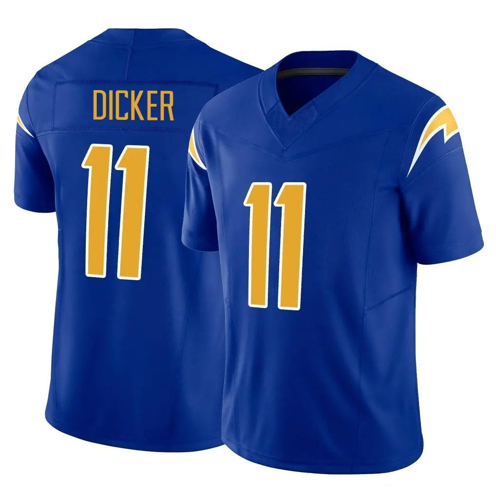 Kooe LA.Chargers #11 Cameron Dicker Player Royal Limited Vapor F.U.S.E. Home Game Stitched Jerseys