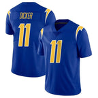 Kooe LA.Chargers #11 Cameron Dicker Player Royal Limited Vapor Home Game Stitched Jerseys