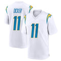 Kooe LA.Chargers #11 Cameron Dicker Player White Home Game Stitched Jerseys