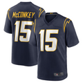 Kooe LA.Chargers #15 Ladd McConkey Navy Game Jersey Stitched Jerseys