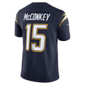 Kooe LA.Chargers #15 Ladd McConkey Navy Vapor F.U.S.E. Limited Stitched Jerseys