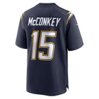 Kooe LA.Chargers #15 Ladd McConkey Player  Navy Game Stitched Jerseys