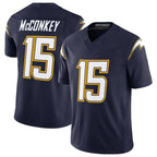 Kooe LA.Chargers #15 Ladd McConkey Player Navy Vapor F.U.S.E. Limited Home Game Stitched Jerseys