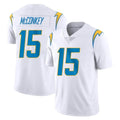 Kooe LA.Chargers #15 Ladd McConkey Player White Limited Vapor Untouchable Home Game Stitched Jerseys
