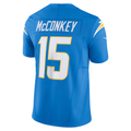 Kooe LA.Chargers #15 Ladd McConkey Powder Blue Team Vapor F.U.S.E. Limited Stitched Jerseys