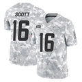 Kooe LA.Chargers #16 J.K. Scott Player Arctic Camo Salute To Service Limited Game Stitched Jerseys
