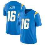 Kooe LA.Chargers #16 J.K. Scott Player Blue Limited Vapor Untouchable Home Game Stitched Jerseys