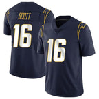 Kooe LA.Chargers #16 J.K. Scott Player Navy Limited Vapor Untouchable Home Game Stitched Jerseys