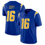 Kooe LA.Chargers #16 J.K. Scott Player Royal Limited Vapor Home Game Stitched Jerseys