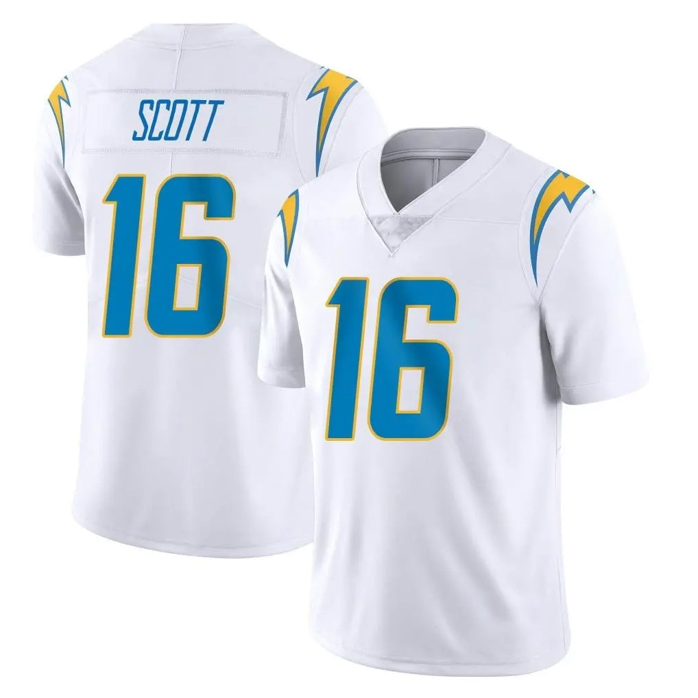 Kooe LA.Chargers #16 J.K. Scott Player White Limited Vapor Untouchable Home Game Stitched Jerseys