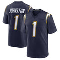 Kooe LA.Chargers #1 Quentin Johnston Player Navy Alternate Home Game Stitched Jerseys