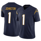 Kooe LA.Chargers #1 Quentin Johnston Player Navy Limited Vapor F.U.S.E. Home Game Stitched Jerseys
