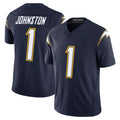 Kooe LA.Chargers #1 Quentin Johnston Player Navy Vapor F.U.S.E. Limited Home Game Stitched Jerseys