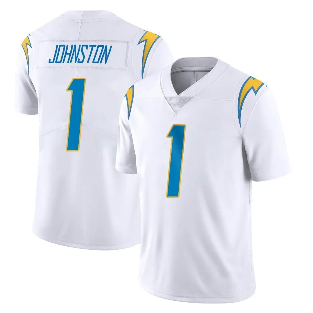 Kooe LA.Chargers #1 Quentin Johnston Player White Limited Vapor Untouchable Home Game Stitched Jerseys