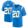 Kooe LA.Chargers #20 Cam Hart Player Blue Home Game Stitched Jerseys