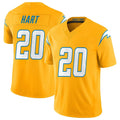 Kooe LA.Chargers #20 Cam Hart Player Gold Limited Vapor F.U.S.E. Home Game Stitched Jerseys