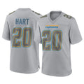Kooe LA.Chargers #20 Cam Hart Player Gray Atmosphere Fashion Home Game Stitched Jerseys