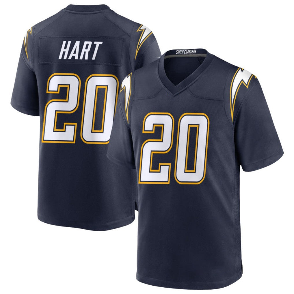 Kooe LA.Chargers #20 Cam Hart Player Navy Alternate Home Game Stitched Jerseys