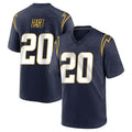 Kooe LA.Chargers #20 Cam Hart Player Navy Home Game Stitched Jerseys