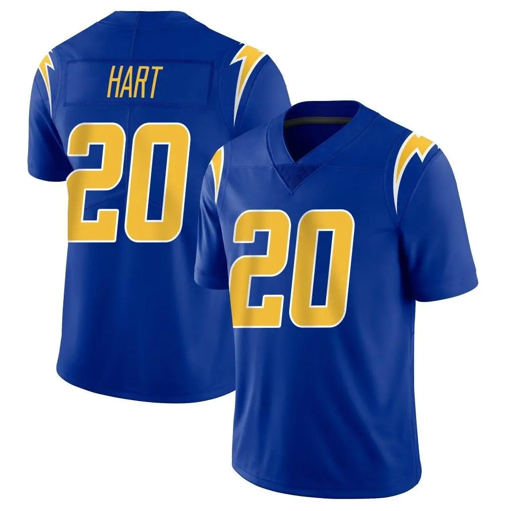 Kooe LA.Chargers #20 Cam Hart Player Royal Limited Vapor Home Game Stitched Jerseys