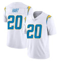 Kooe LA.Chargers #20 Cam Hart Player White Limited Vapor Untouchable Home Game Stitched Jerseys