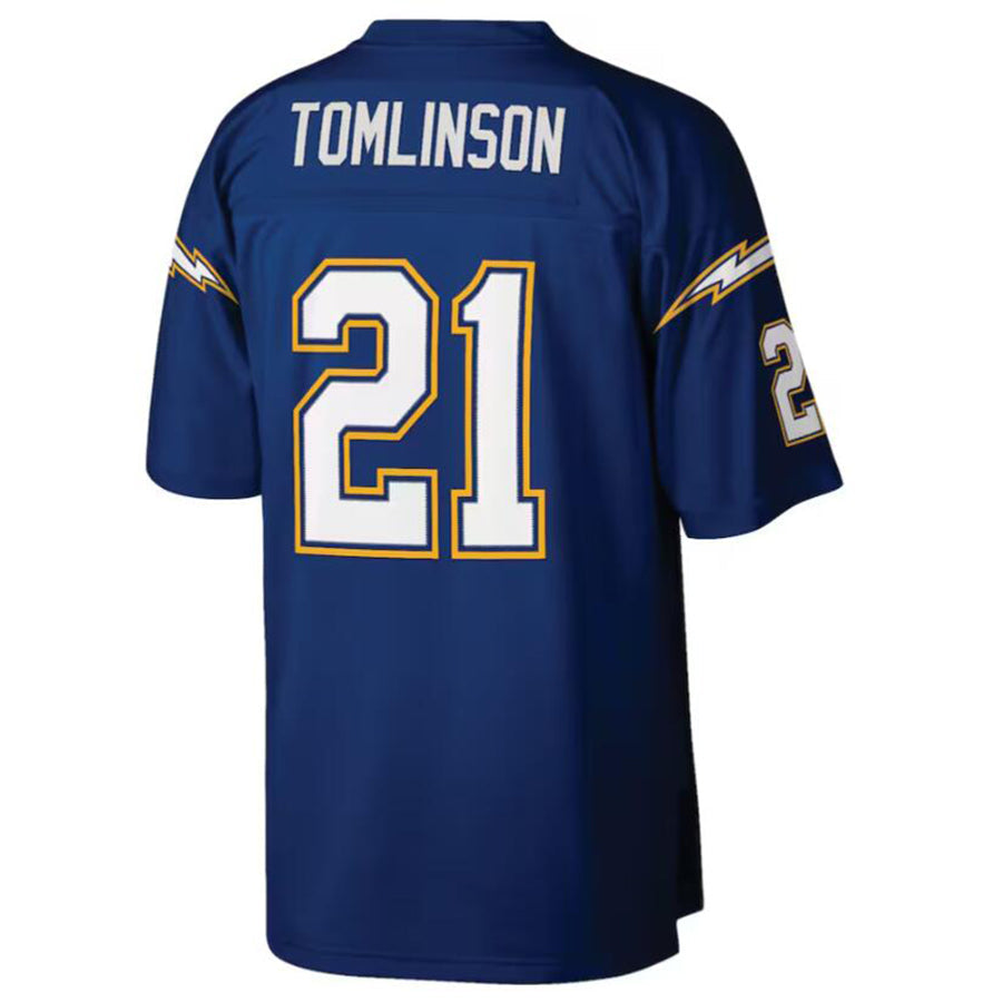 Kooe LA.Chargers #21 LaDainian Tomlinson Mitchell & Ness Navy Retired Player Legacy Replica Jersey Stitched Jerseys