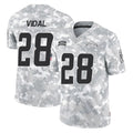 Kooe LA.Chargers #28 Kimani Vidal Player Arctic Camo Salute To Service Limited Game Stitched Jerseys