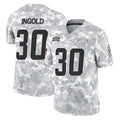 Kooe LA.Chargers #30 Alec Ingold Player Arctic Camo Salute To Service Limited Game Stitched Jerseys