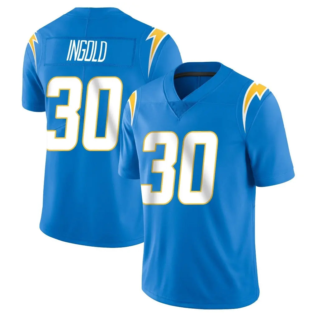 Kooe LA.Chargers #30 Alec Ingold Player Blue Limited Vapor Untouchable Home Game Stitched Jerseys