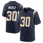 Kooe LA.Chargers #30 Alec Ingold Player Navy Alternate Home Game Stitched Jerseys