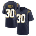 Kooe LA.Chargers #30 Alec Ingold Player Navy Home Game Stitched Jerseys