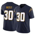 Kooe LA.Chargers #30 Alec Ingold Player Navy Limited Vapor F.U.S.E. Home Game Stitched Jerseys
