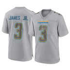 Kooe LA.Chargers #3 Derwin James Jr. Player Gray Atmosphere Fashion Home Game Stitched Jerseys