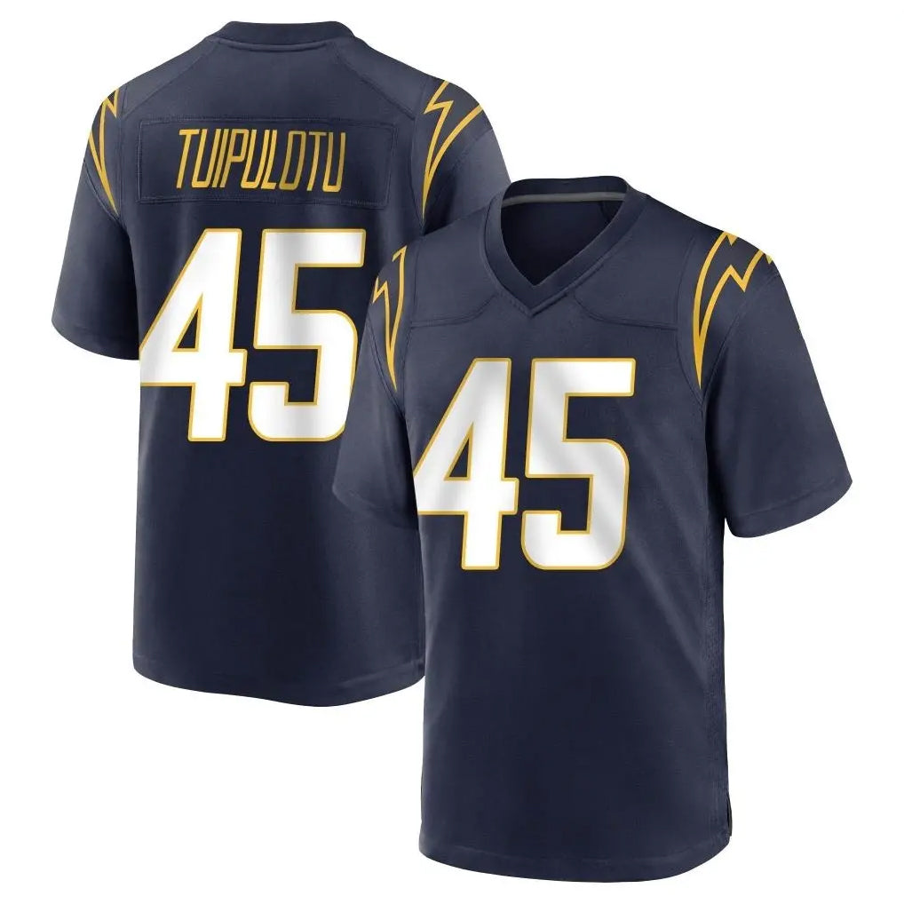 Kooe LA.Chargers #45 Tuli Tuipulotu Player Navy Home Game Stitched Jerseys