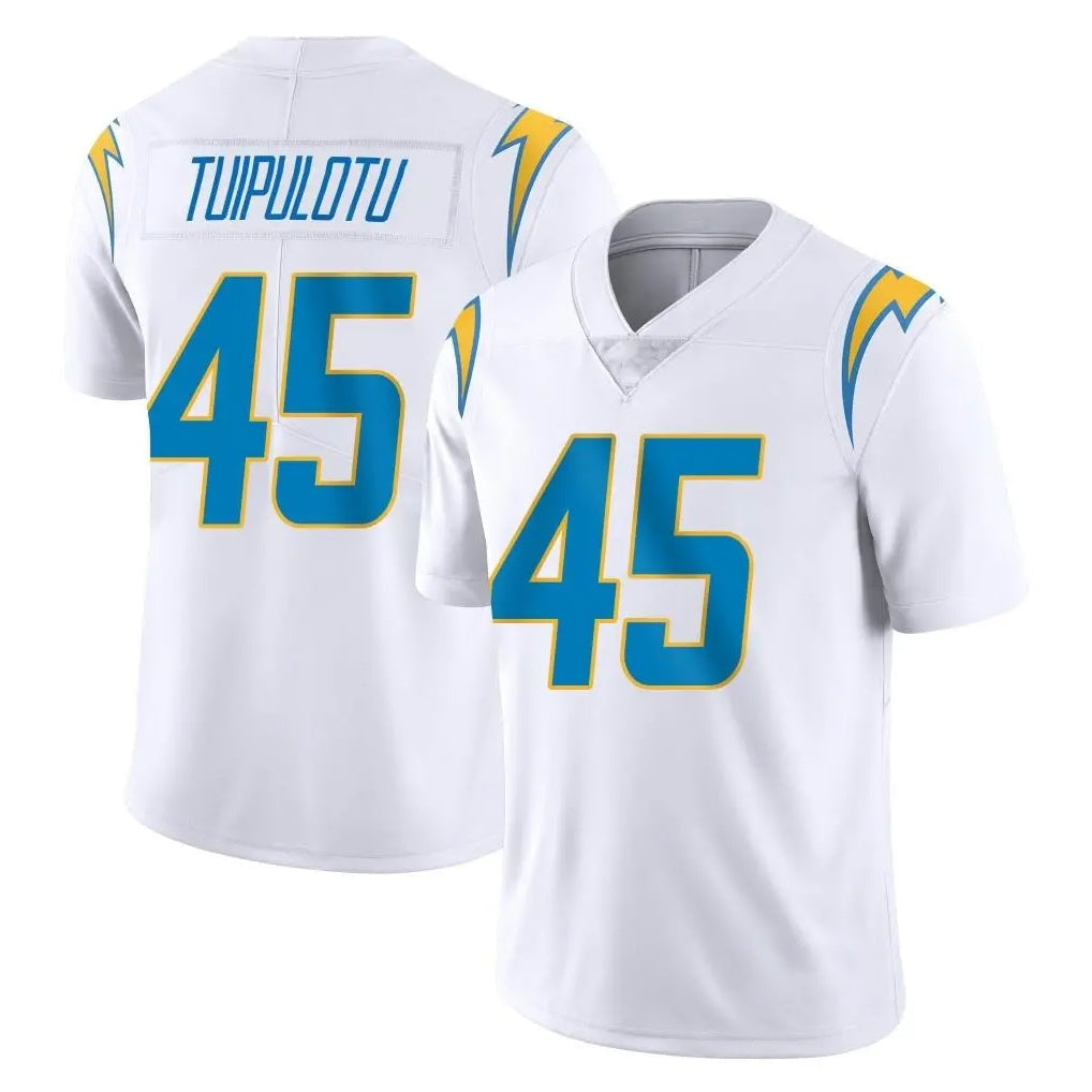 Kooe LA.Chargers #45 Tuli Tuipulotu Player White Limited Vapor Untouchable Home Game Stitched Jerseys