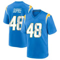 Kooe LA.Chargers #48 Bud Dupree Player Blue Home Game Stitched Jerseys