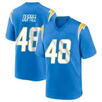 Kooe LA.Chargers #48 Bud Dupree Player Blue Home Game Stitched Jerseys