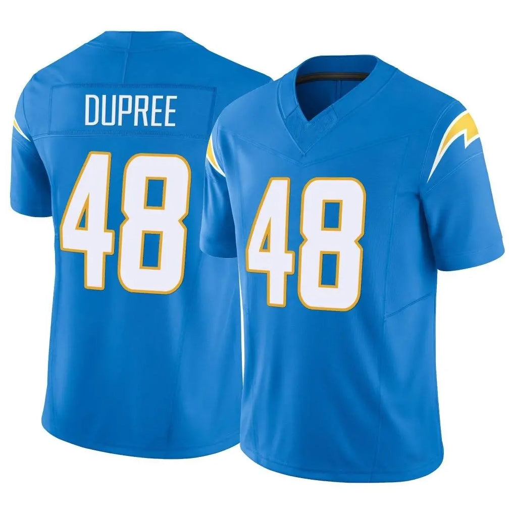 Kooe LA.Chargers #48 Bud Dupree Player Blue Limited Vapor F.U.S.E. Home Game Stitched Jerseys