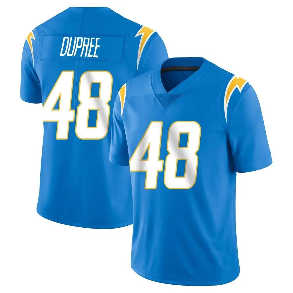 Kooe LA.Chargers #48 Bud Dupree Player Blue Limited Vapor Untouchable Home Game Stitched Jerseys