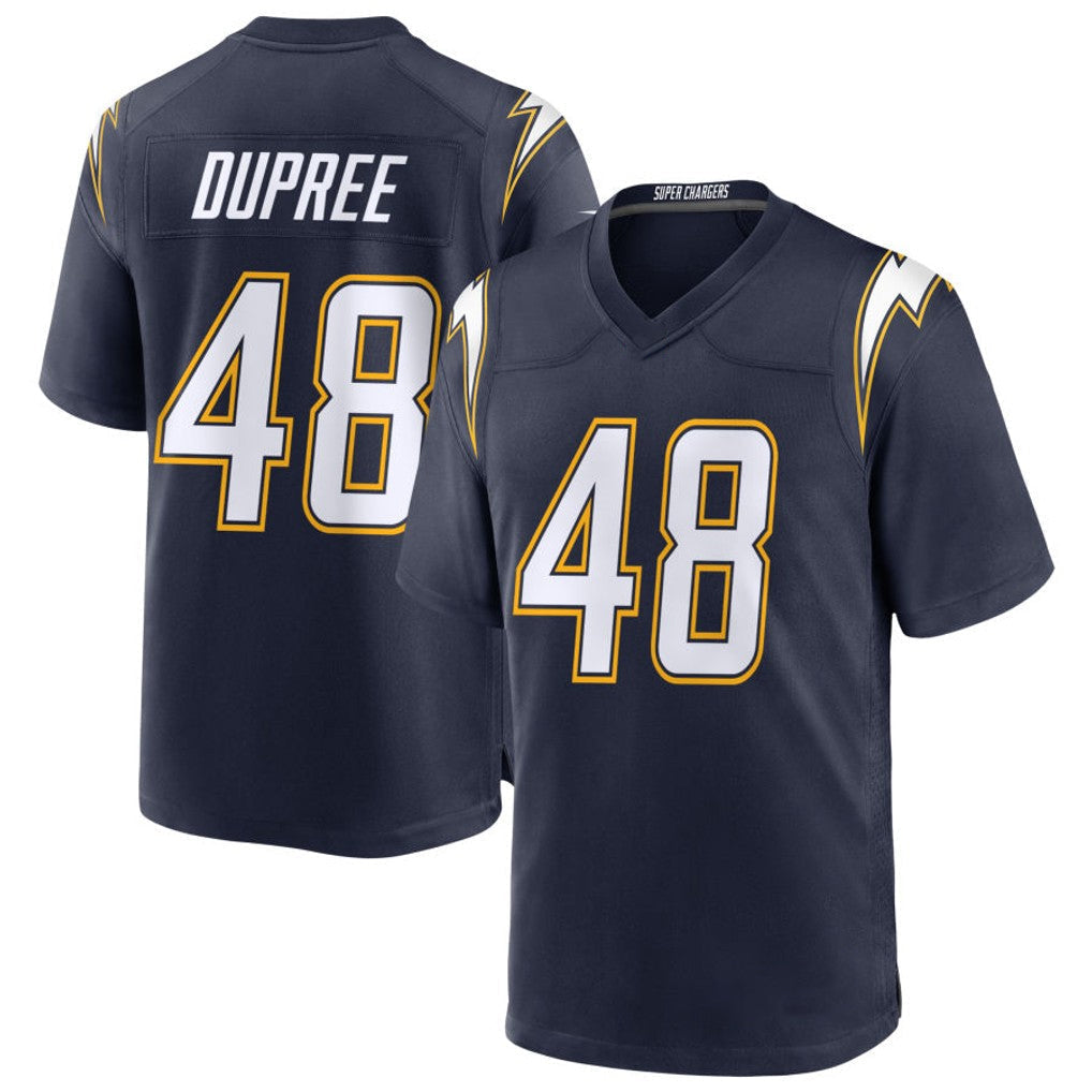 Kooe LA.Chargers #48 Bud Dupree Player Navy Alternate Home Game Stitched Jerseys