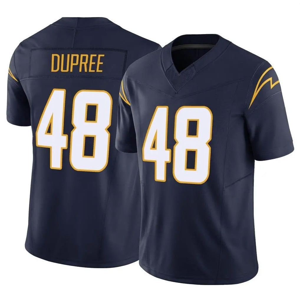 Kooe LA.Chargers #48 Bud Dupree Player Navy Limited Vapor F.U.S.E. Home Game Stitched Jerseys
