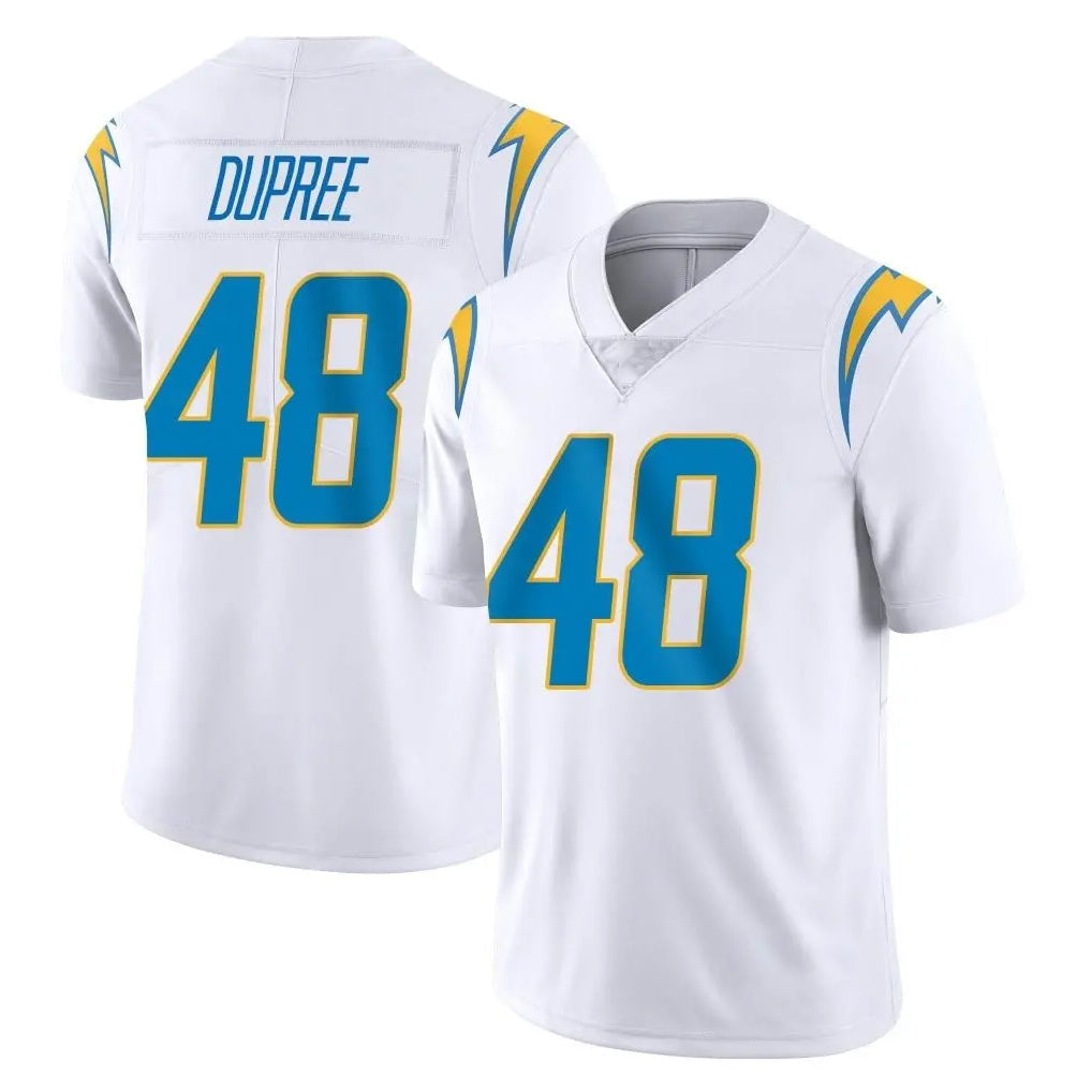 Kooe LA.Chargers #48 Bud Dupree Player White Limited Vapor Untouchable Home Game Stitched Jerseys