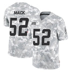 Kooe LA.Chargers #52 Khalil Mack Player Arctic Camo Salute To Service Limited Game Stitched Jerseys