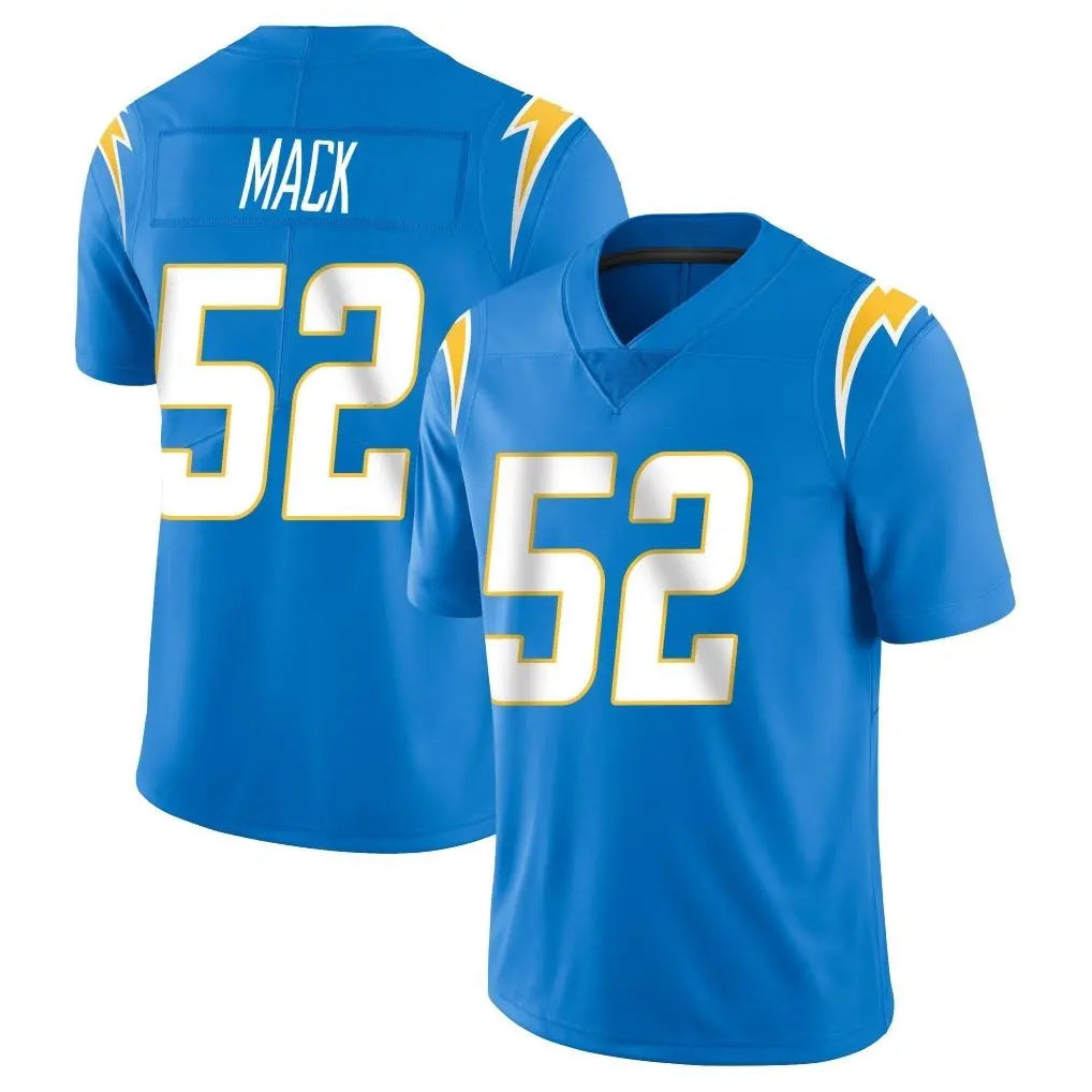 Kooe LA.Chargers #52 Khalil Mack Player Blue Limited Vapor Untouchable Home Game Stitched Jerseys