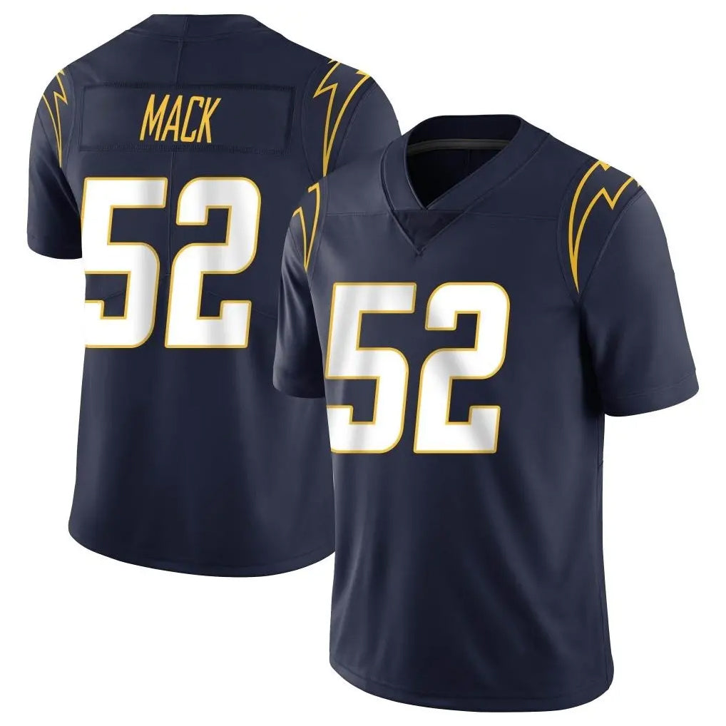Kooe LA.Chargers #52 Khalil Mack Player Navy Limited Vapor Untouchable Home Game Stitched Jerseys